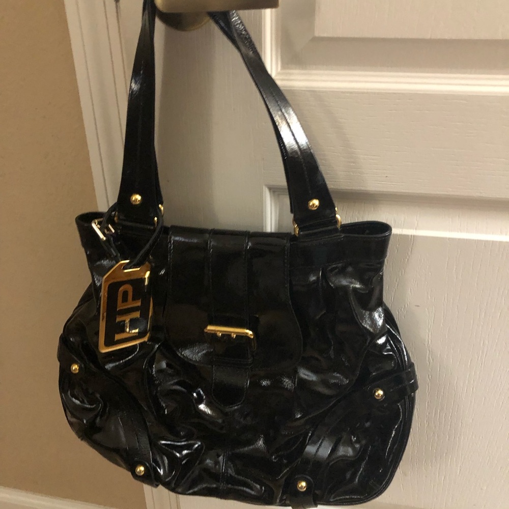 Dooney & Bourke Hayden EUC black Patent leather